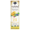 Garden of Life, MyKind Organics, веганский спрей с витамином D3, ваниль, 25 мкг (1000 МЕ), 58 мл (2 жидк. унц.)