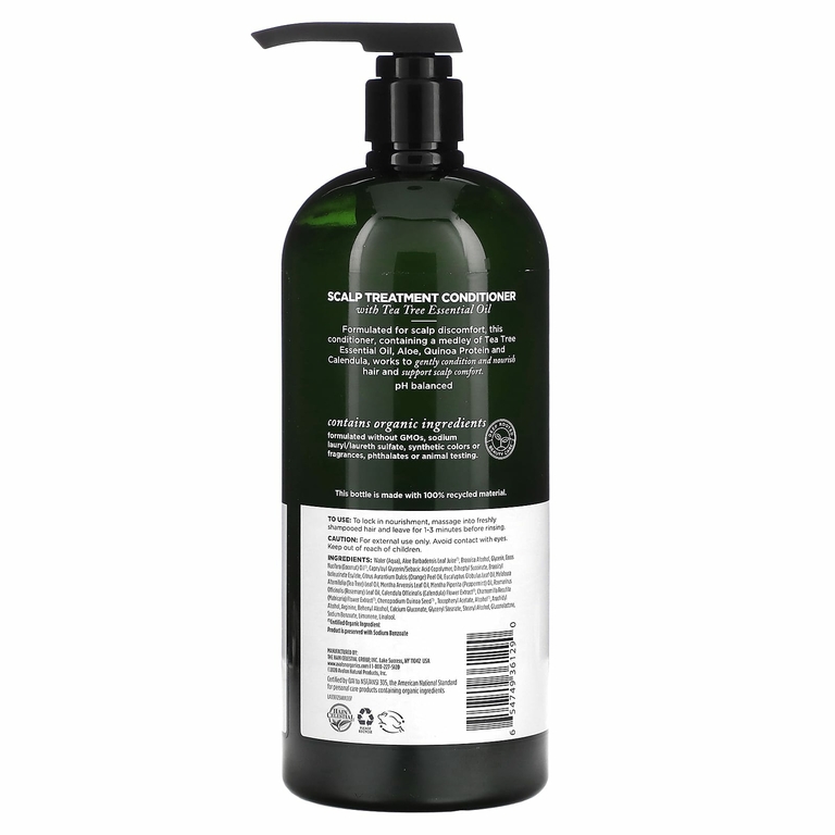 Avalon Organics, Кондиционер для ухода за кожей головы, чайное дерево, 907 г (32 унции)