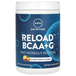 MRM Nutrition, RELOAD BCAA+G, восстановление после тренировок, вкус тропических фруктов, 330 г (11,6 унций)