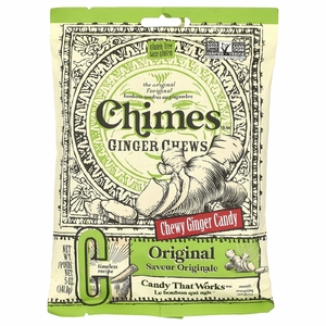 Chimes, имбирные жевательные конфеты, оригинальный вкус, 141,8 г (5 унций)