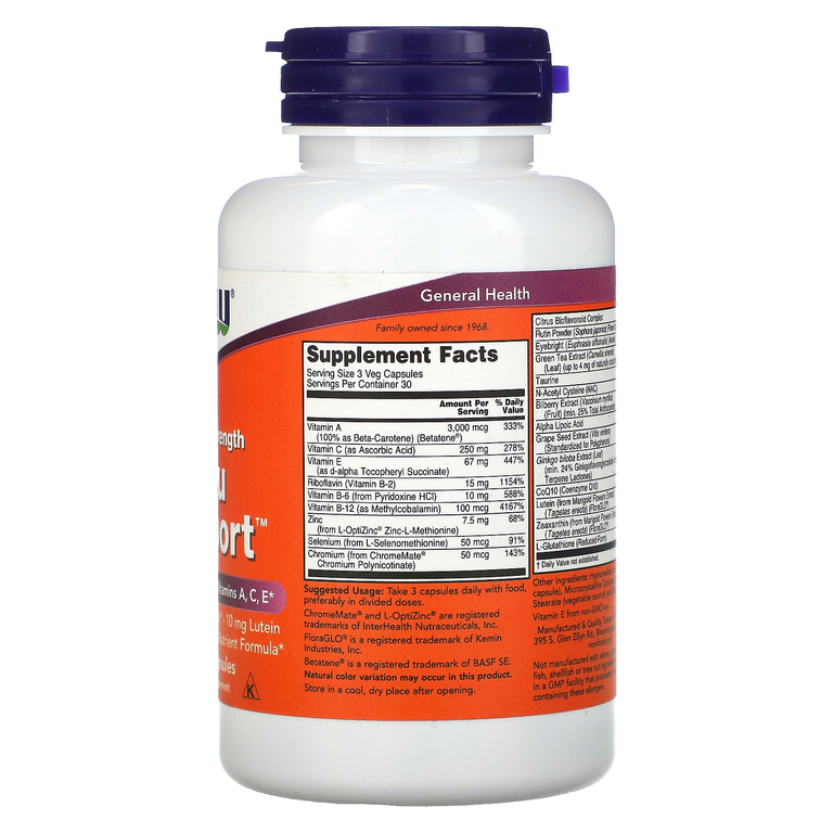 NOW Foods, Clinical Strength Ocu Support, 90 растительных капсул
