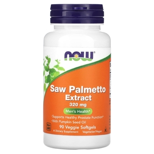 NOW Foods, экстракт серенои, мужское здоровье, 320 мг, 90 растительных капсул