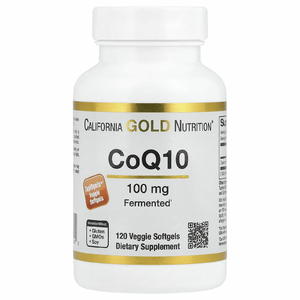 California Gold Nutrition, коэнзим Q10, 100 мг, 120 растительных капсул
