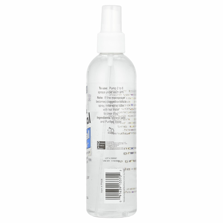 Thai Deodorant Stone, Pure & Natural, Crystal Deodorant Mist™, дезодорант без отдушки, 240 мл (8 унций)