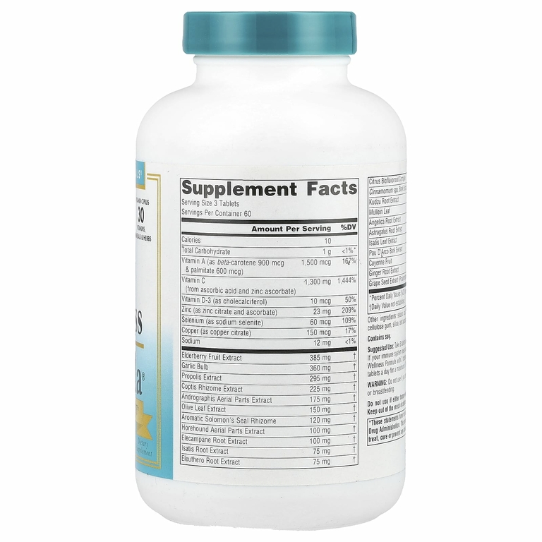 Source Naturals, Wellness Formula®, улучшенная поддержка иммунитета, 180 таблеток
