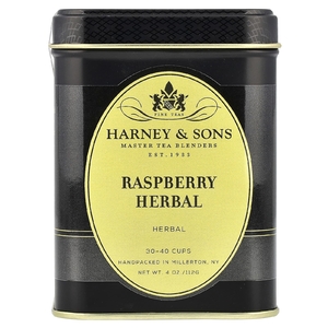 Harney & Sons, травяной чай, малина, без кофеина, 112 г (4 унции)