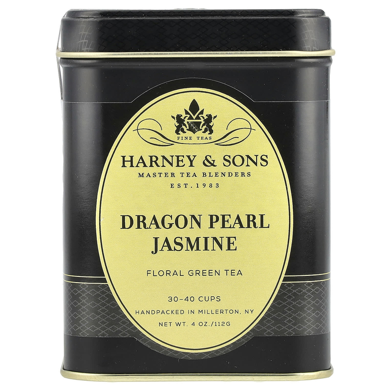 Harney & Sons, Dragon Pearl, чай с жасмином, 112 г (4 унции)