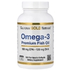 California Gold Nutrition, премиальный рыбий жир с омега-3, 100 капсул из рыбьего желатина (1100 мг в 1 капсуле)
