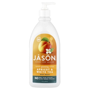 Jason Natural, средство для мытья тела, абрикос и белый чай, 887 мл (30 жидк. унций)