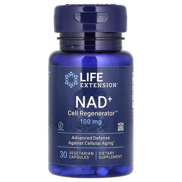 Life Extension, регенератор НАД и клеток, 100 мг, 30 вегетарианских капсул