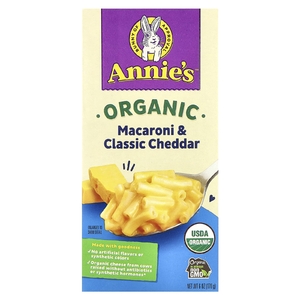 Annie's Homegrown, органические макароны с классическим чеддером, 170 г (6 унций)