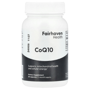 Fairhaven Health, коэнзим Q10, 60 капсул (100 мг в 1 капсуле)