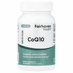 Fairhaven Health, коэнзим Q10, 60 капсул (100 мг в 1 капсуле)
