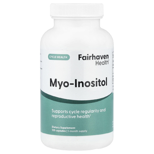 Fairhaven Health, мио-инозитол, 120 капсул (500 мг в 1 капсуле)