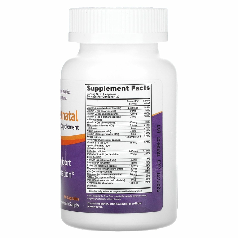 Fairhaven Health, Milkies, мультивитамины для кормящих женщин, 60 капсул
