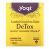 Yogi Tea, Detox, вкус жареного одуванчика и специй, без кофеина, 16 чайных пакетиков, 24 г (0,85 унции)