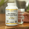 California Gold Nutrition, новозеландские зеленые мидии с имбирем, 500 мг, 240 растительных капсул