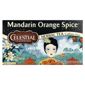 Celestial Seasonings, Herbal Tea, Mandarin Orange Spice®, без кофеина, 20 чайных пакетиков, 55 г (1,9 унции)