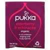 Pukka Herbs, Органический травяной чай, бузина и эхинацея, без кофеина, 20 пакетиков, 40 г (1,41 унции)