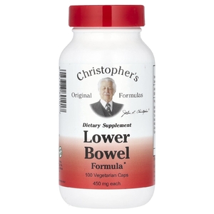 Christopher's Original Formulas, средство для нижних отделов кишечника, 100 вегетарианских капсул
