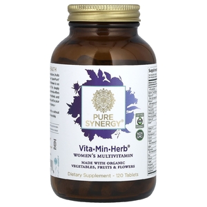 Pure Synergy, Vita-Min-Herb, мультивитамины для женщин, 120 таблеток
