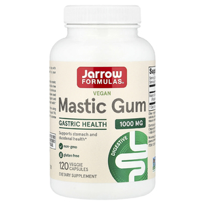 Jarrow Formulas, мастиковая смола, веганский продукт, 120 вегетарианских капсул (500 мг в 1 капсуле)
