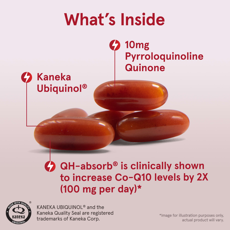 Jarrow Formulas, убихинол, QH-Absorb + PPQ, 60 мягких таблеток