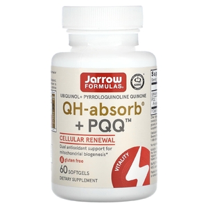 Jarrow Formulas, убихинол, QH-Absorb + PPQ, 60 мягких таблеток
