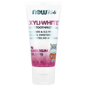 NOW Foods, Xyli-White™, детская зубная паста-гель, со вкусом жевательной резинки, 85 г (3 унции)