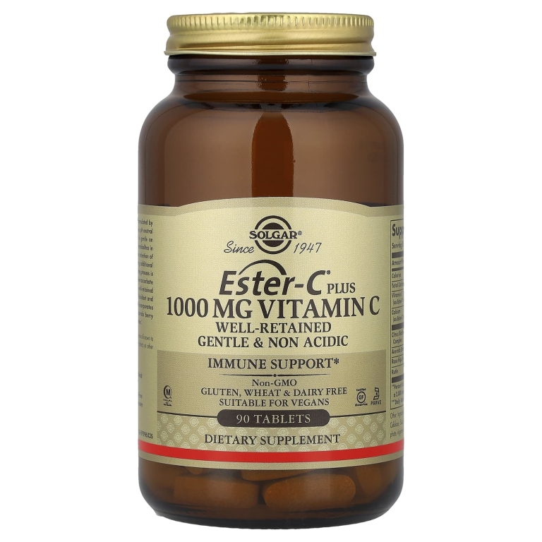 Solgar, Ester-C Plus, витамин C, 1000 мг, 90 таблеток