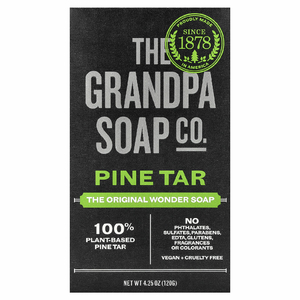 The Grandpa Soap Co., Мыло для лица и тела, сосновый деготь, 120 г (4,25 унции)