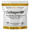 California Gold Nutrition, CollagenUP®, гидролизованные пептиды морского коллагена с гиалуроновой кислотой и витамином C, с нейтральным вкусом, 464 г (1,02 фунта)