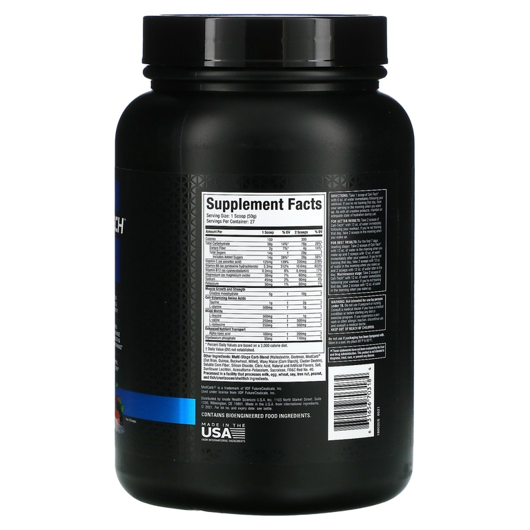 MuscleTech, Performance Series, CELL-TECH, креатин, фруктовый пунш, 1,36 кг (3 фунта)