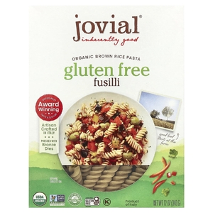 Jovial, Макароны фузилли из 100% органического бурого риса, 12 унц. (340 г)