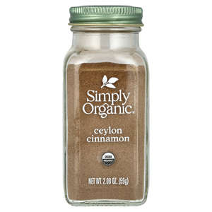 Simply Organic, Органическая цейлонская корица, 2,08 унций (59 г)