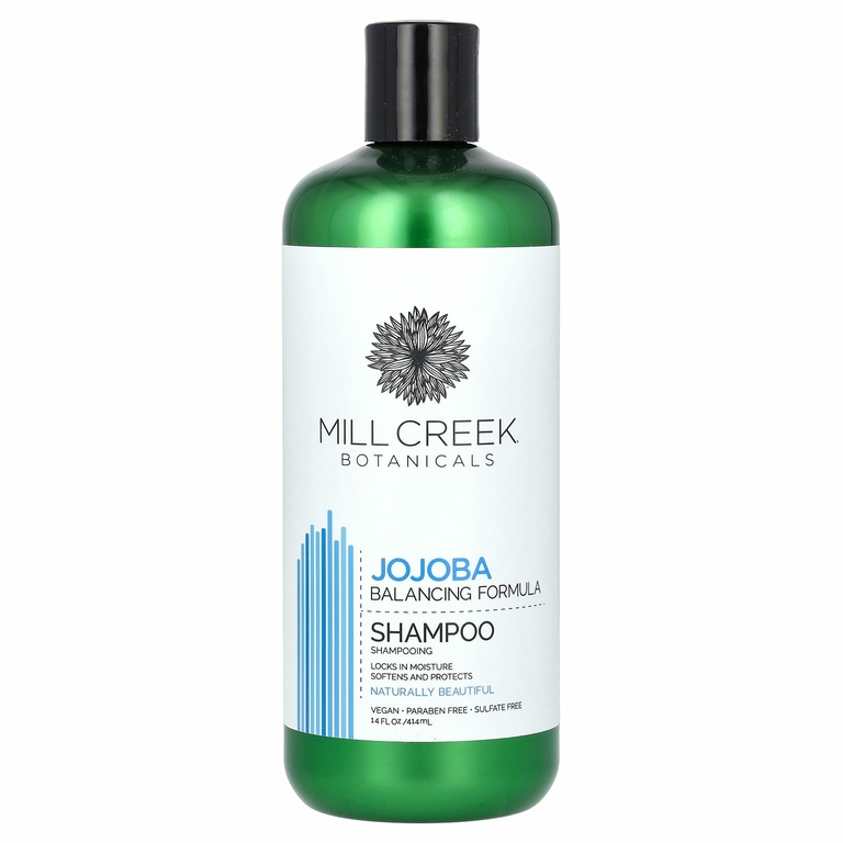 Mill Creek Botanicals, шампунь для восстановления баланса с жожоба, Naturally Beautiful, 414 мл (14 жидк. унций)