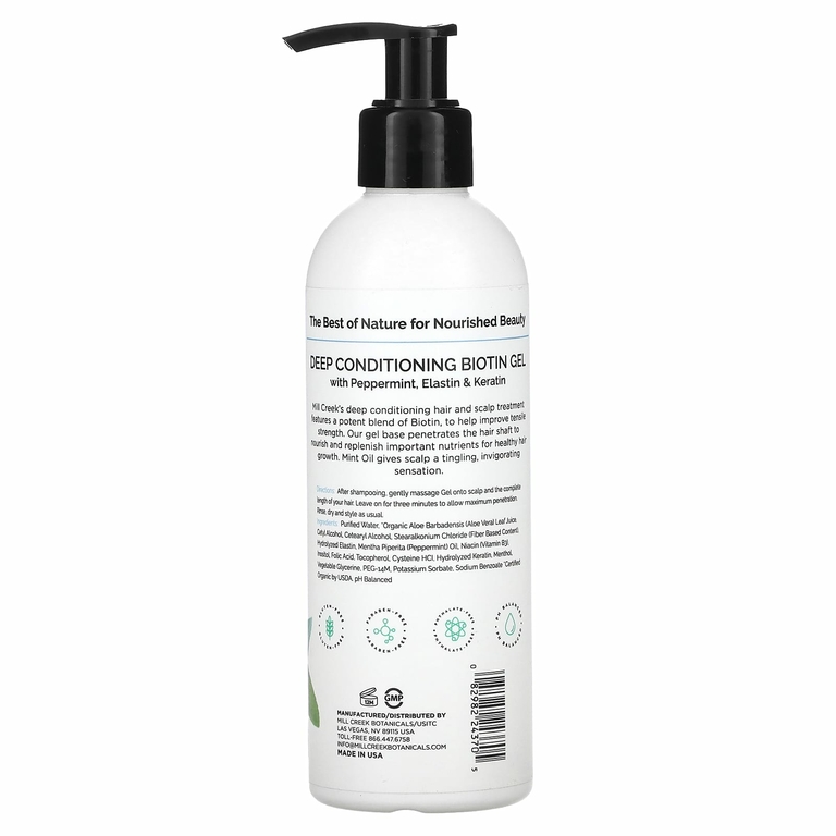 Mill Creek Botanicals, Биотиновый гель для глубокого кондиционирования, 236 мл (8 жидк. унц.) (Товар снят с продажи) 