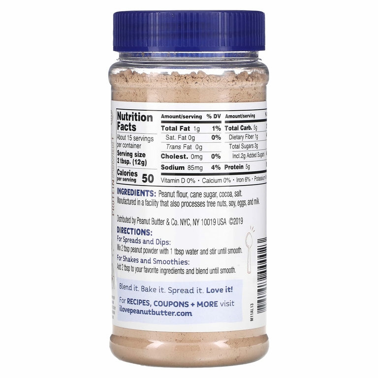 Peanut Butter & Co., Арахисовый порошок, 184 г (6,5 унции)