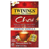 Twinings, ароматизированный черный чай, французская ваниль, 20 чайных пакетиков, 40 г (1,41 унции)