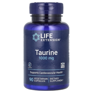 Life Extension, Таурин, 1000 мг, 90 вегетарианских капсул