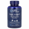 Life Extension, супер омега-3 из рыбьего жира с ЭПК и ДГК, с лигнанами кунжута и экстрактом оливы, 120 капсул