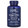 Life Extension, суперомега-3 плюс, 120 капсул