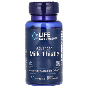Life Extension, улучшенная формула расторопши, 60 капсул