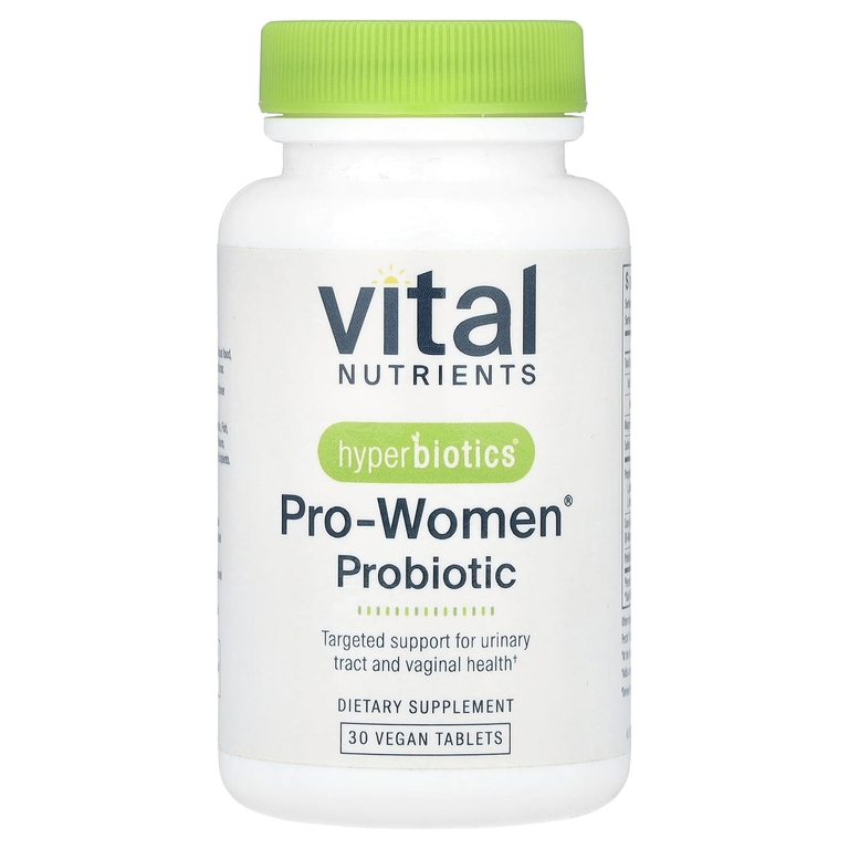 Hyperbiotics, PRO-Women с D-маннозой и клюквой, без добавок, 5 млрд КОЕ, 30 таблеток с замедленным высвобождением