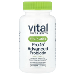 Vital Nutrients, пробиотики с улучшенной устойчивостью, 30 веганских таблеток