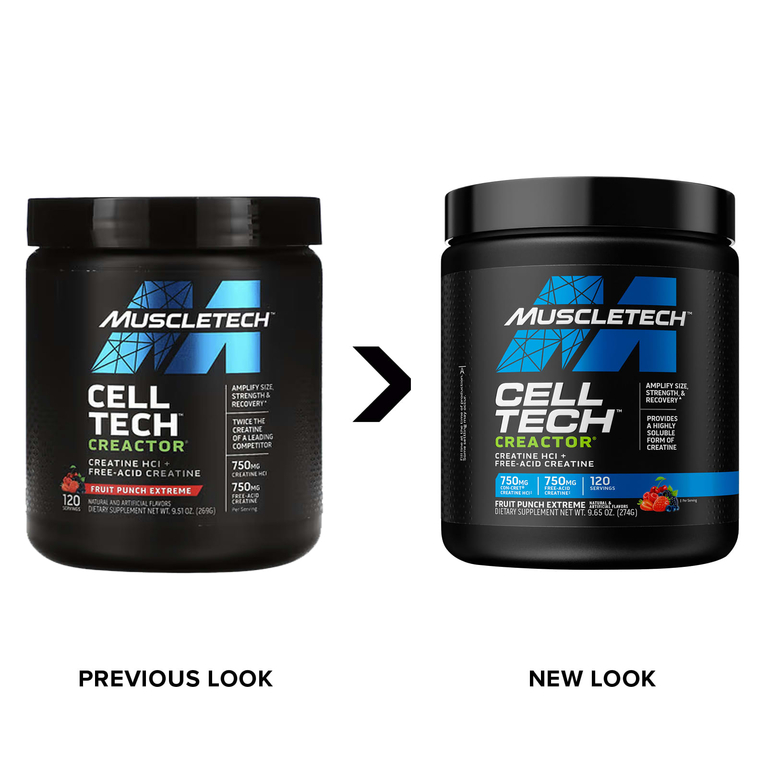 MuscleTech, Cell Tech ™ Creactor®, Fruit Punch Extreme, 274 г (9,65 унции)