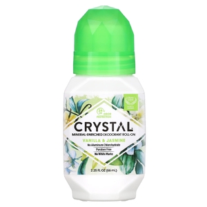 CRYSTAL, минеральный шариковый дезодорант, ваниль и жасмин, 66 мл (2,25 жидк. унции)