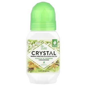 CRYSTAL, минеральный шариковый дезодорант, ваниль и жасмин, 66 мл (2,25 жидк. унции)