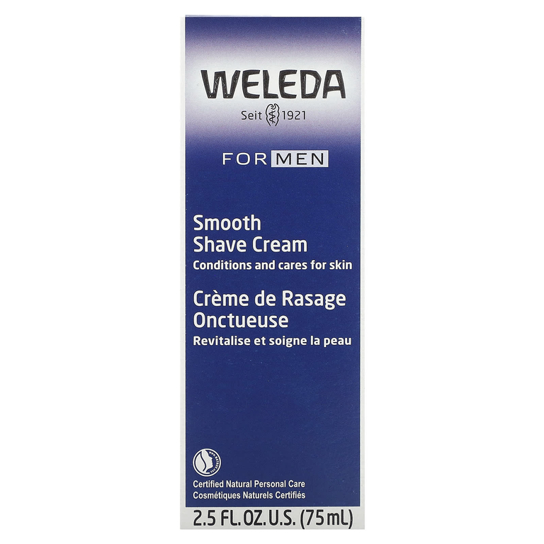Weleda, Для мужчин, крем для гладкого бритья, 75 мл (2,5 жидк. унц.)