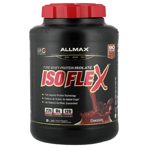 ALLMAX, чистый изолят сывороточного протеина, шоколад, 2,27 кг (5 фунтов)